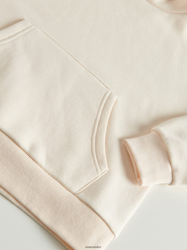 Reserved Girls Hoodie P6H08T1941 Apparel Wheat