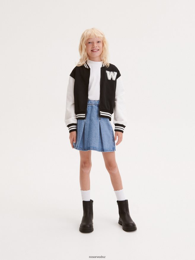 Reserved Girls Jogging Top P6H08T1746 Apparel Black