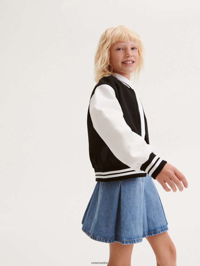 Reserved Girls Jogging Top P6H08T1746 Apparel Black