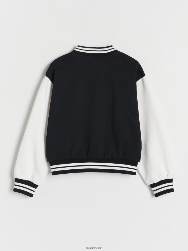 Reserved Girls Jogging Top P6H08T1746 Apparel Black