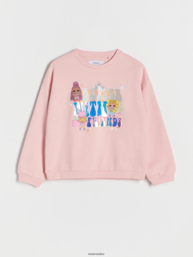 Reserved Girls L.O.L. Surprise Cotton Sweatshirt P6H08T1739 Apparel Pastel Pink