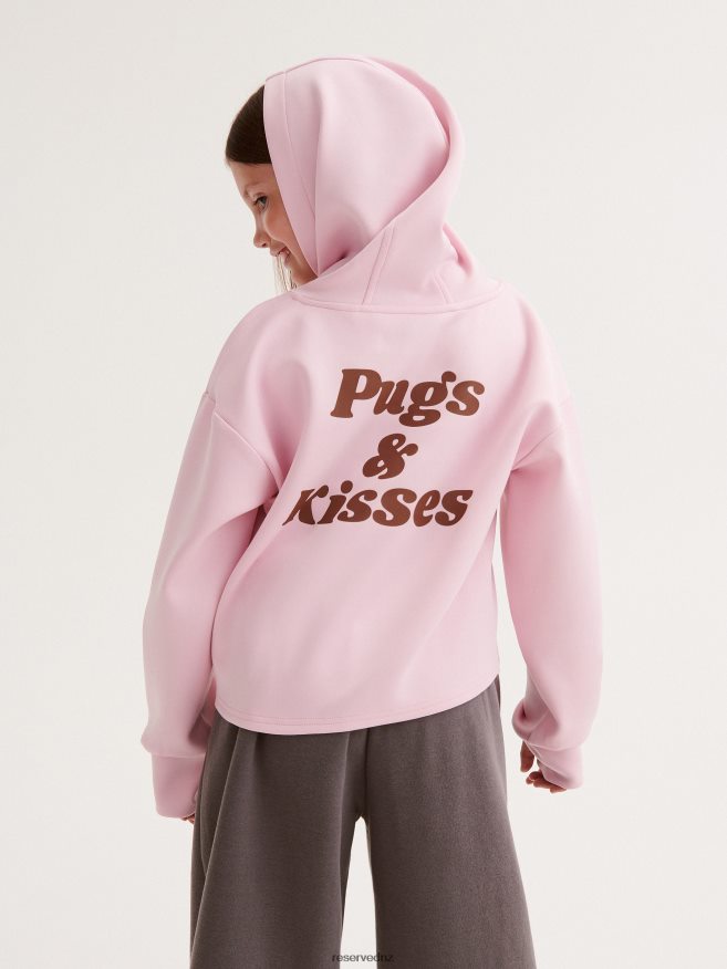 Reserved Girls Pusheen Hoodie P6H08T1728 Apparel Pink