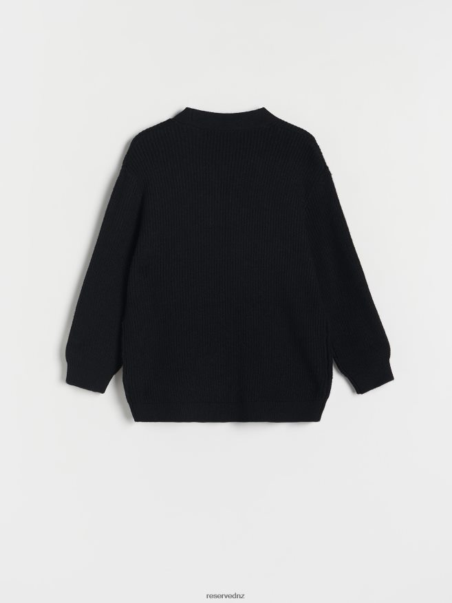 Reserved Girls Sweater P6H08T2003 Apparel Black