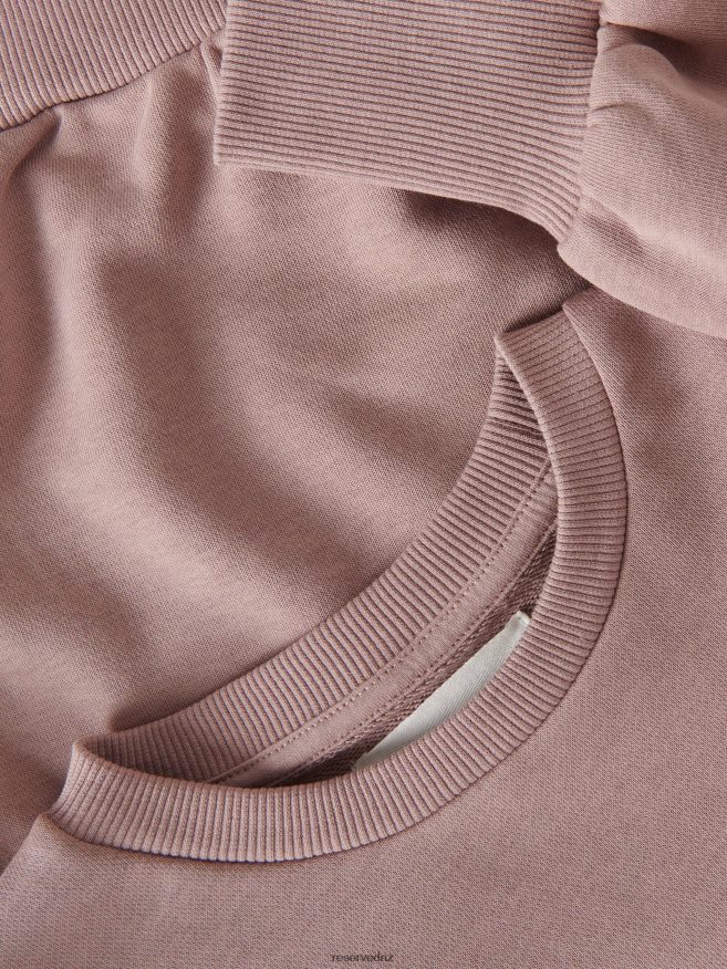 Reserved Girls Sweatshirt With Puffy Sleeves P6H08T1840 Apparel Coffee