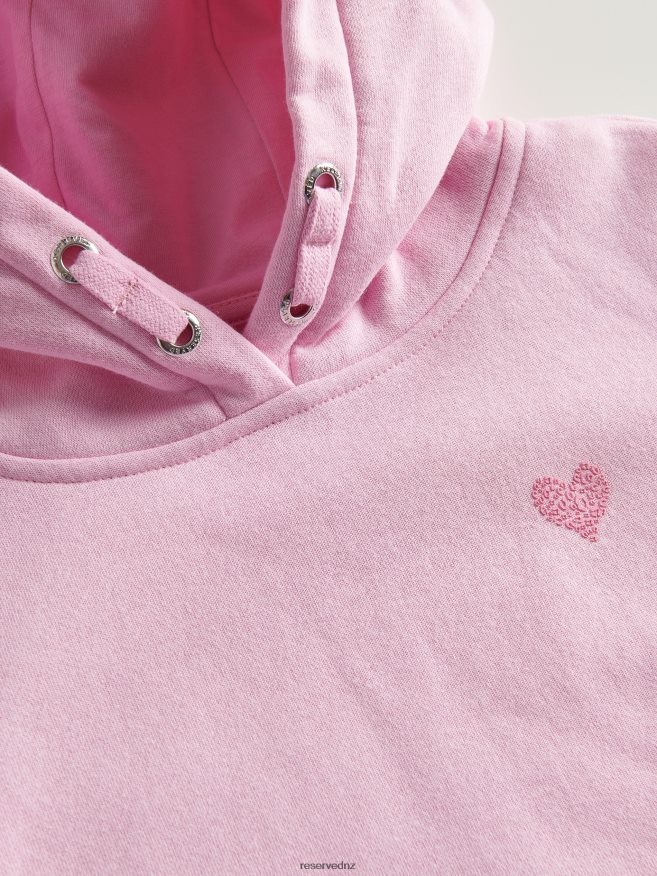Reserved Girls Tracksuit Hoodie With Applique P6H08T1946 Apparel Pastel Pink