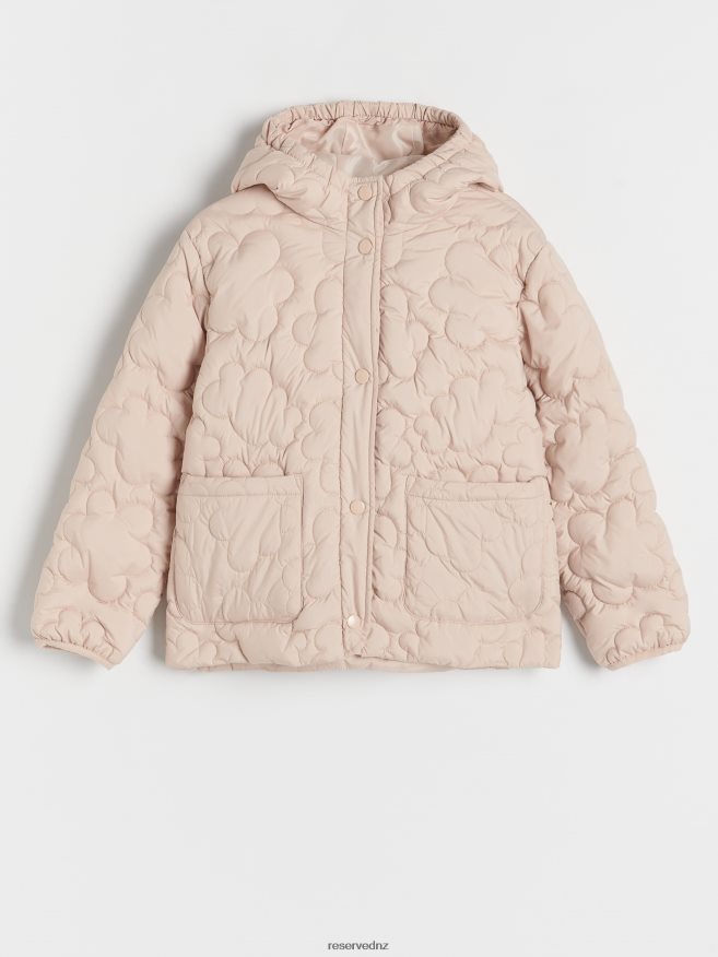 Reserved Girls Outer Jacket P6H08T1740 Apparel Beige