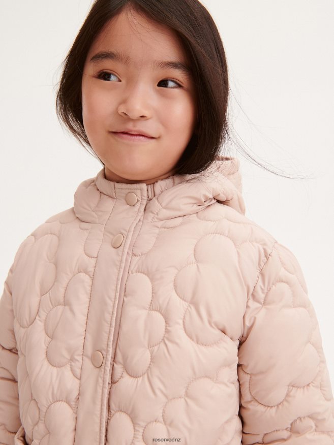 Reserved Girls Outer Jacket P6H08T1740 Apparel Beige
