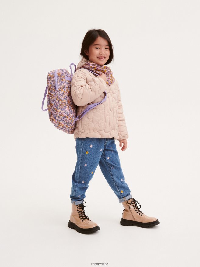 Reserved Girls Outer Jacket P6H08T1740 Apparel Beige