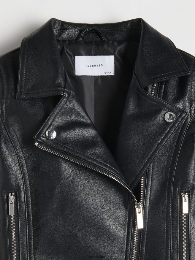 Reserved Girls Outer Jacket P6H08T1917 Apparel Black