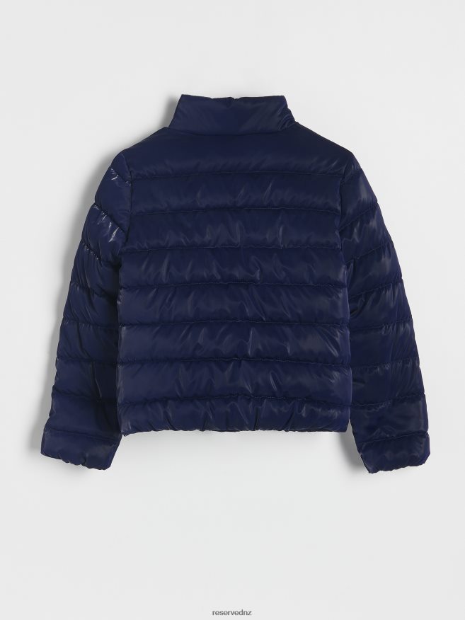 Reserved Girls Quilted Jacket P6H08T1699 Apparel Navy