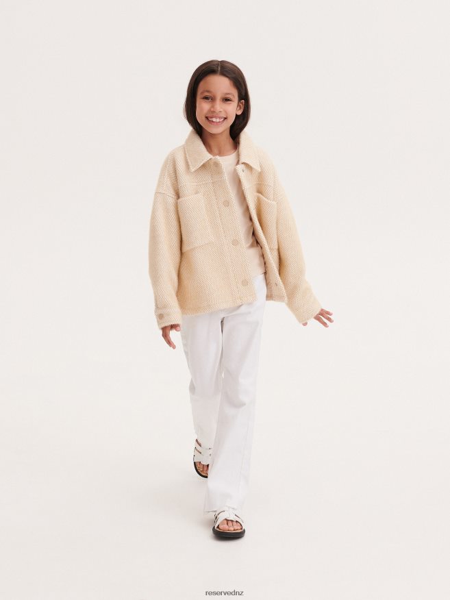 Reserved Girls Shacket P6H08T1912 Apparel Beige