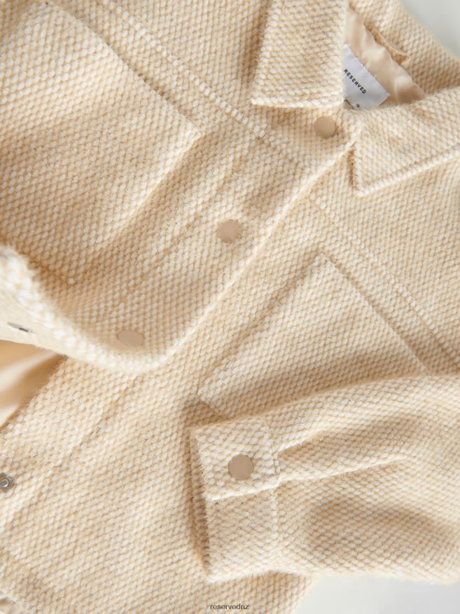 Reserved Girls Shacket P6H08T1912 Apparel Beige