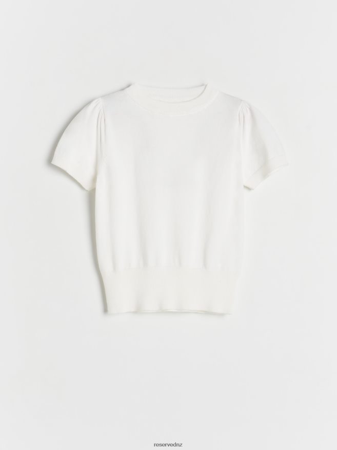 Reserved Girls Short Sleeve Jumper P6H08T1761 Apparel Cream