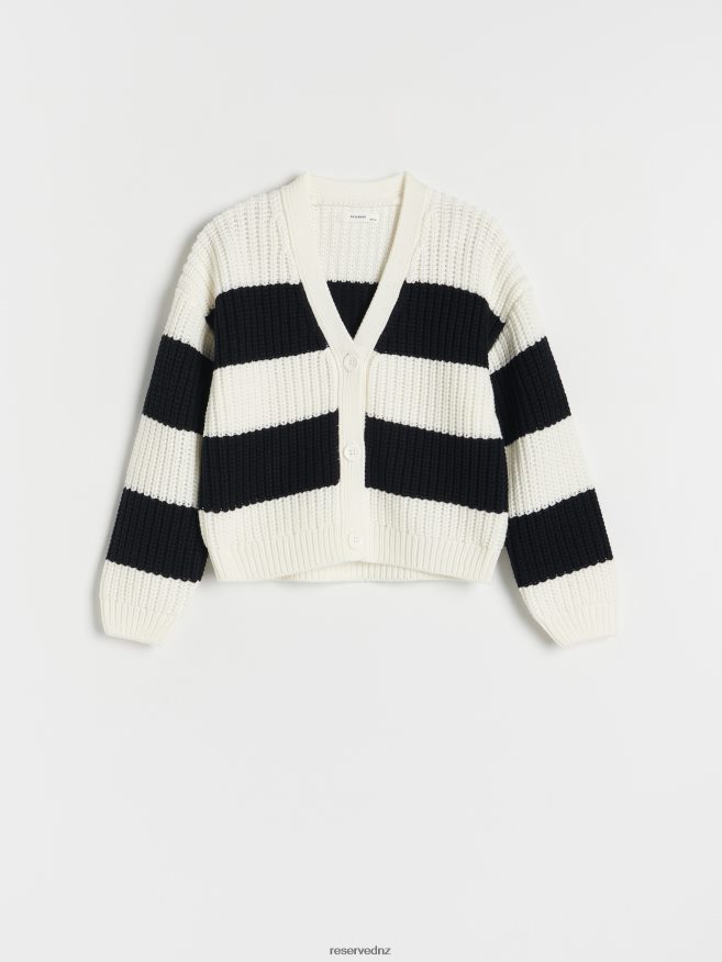 Reserved Girls Stripe Cardigan P6H08T2006 Apparel Multicolor