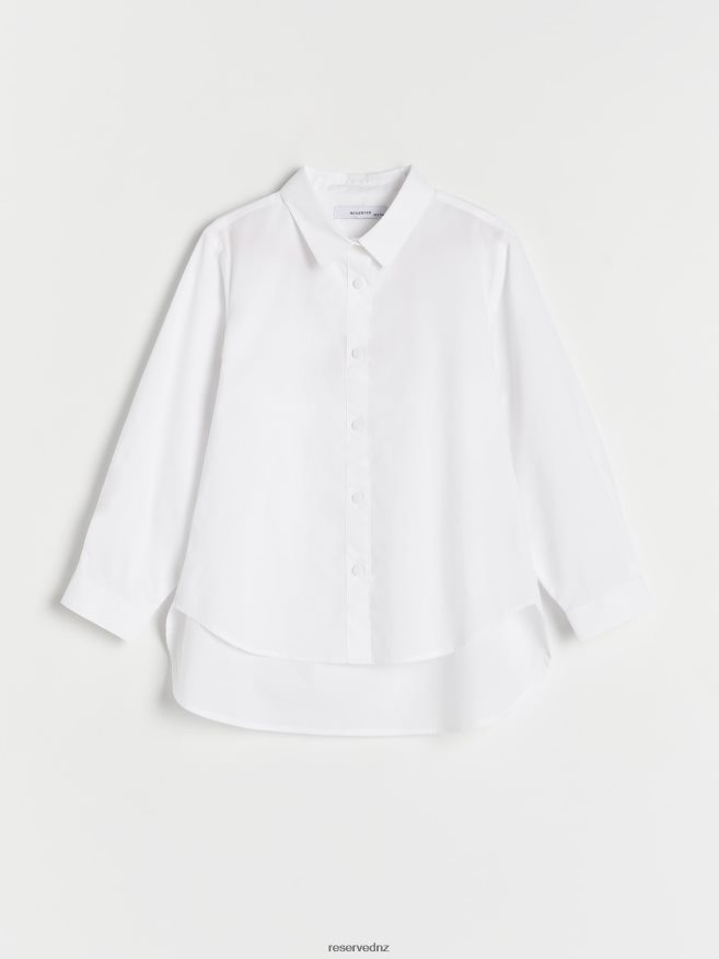 Reserved Girls Cotton Shirt P6H08T2004 Apparel White