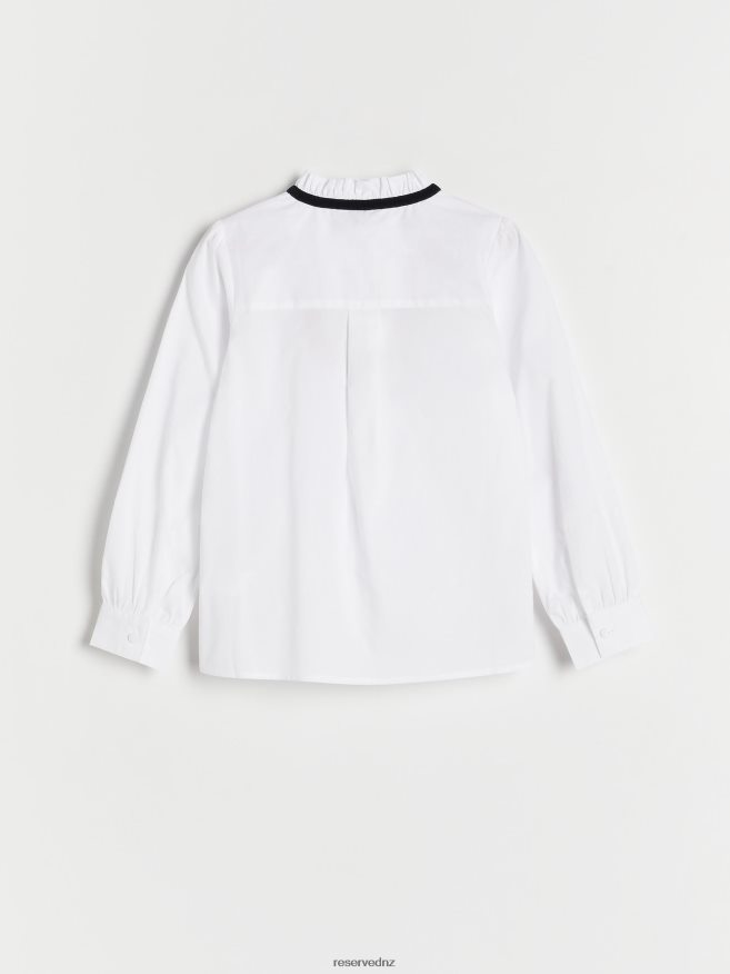 Reserved Girls Shirt P6H08T1874 Apparel White