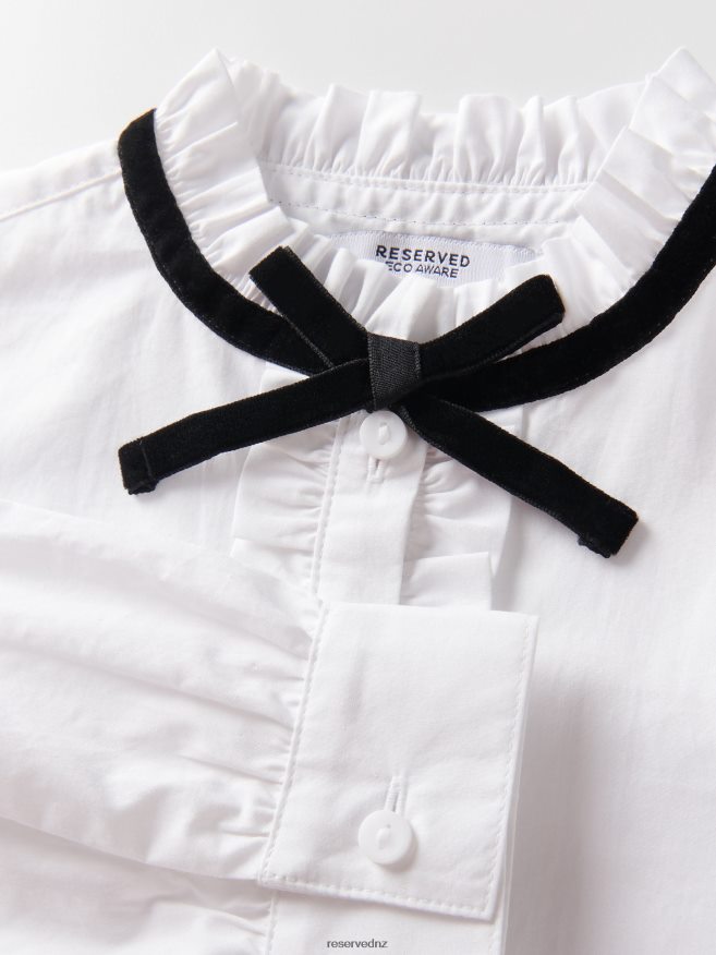 Reserved Girls Shirt P6H08T1874 Apparel White