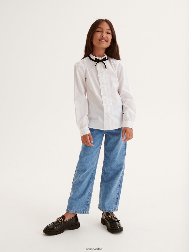 Reserved Girls Shirt P6H08T1874 Apparel White