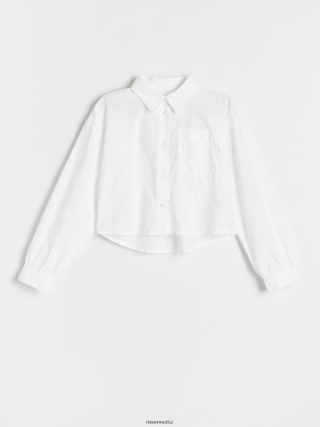 Reserved Girls Shirt P6H08T1893 Apparel White