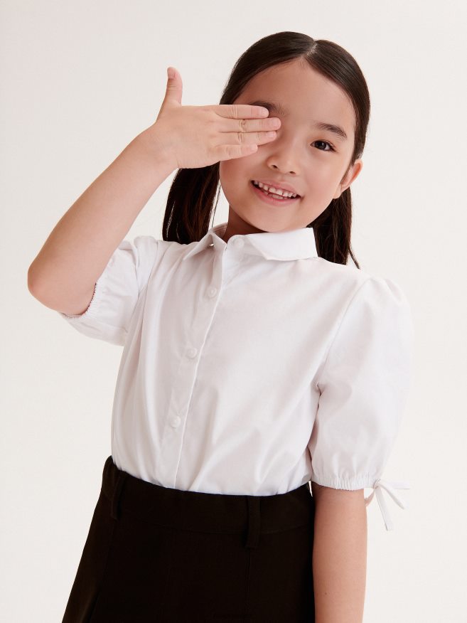 Reserved Girls Shirt P6H08T1895 Apparel White