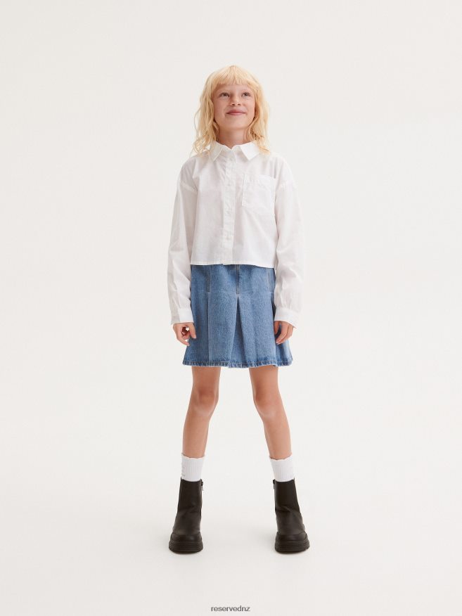 Reserved Girls Shirt P6H08T1948 Apparel White