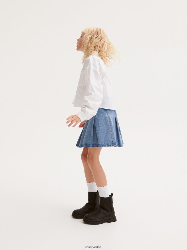 Reserved Girls Shirt P6H08T1948 Apparel White