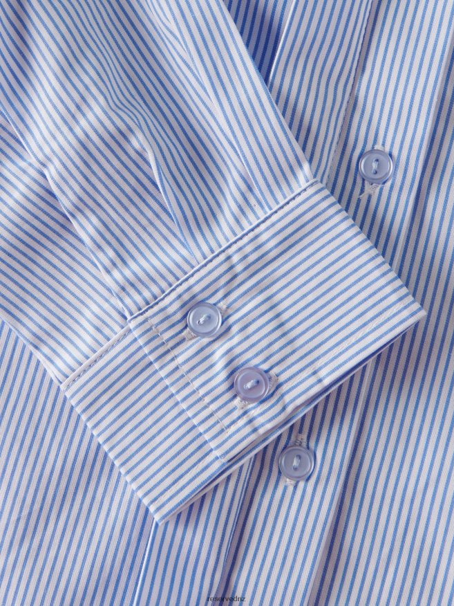 Reserved Girls Striped Shirt P6H08T1907 Apparel Blue