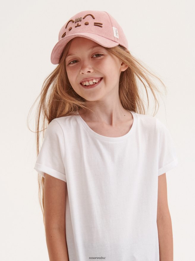 Reserved Girls Cotton T-Shirt P6H08T1711 Apparel White