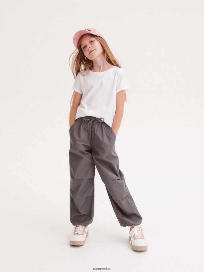 Reserved Girls Cotton T-Shirt P6H08T1711 Apparel White