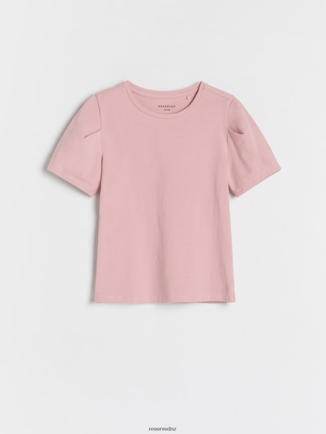 Reserved Girls Cotton T-Shirt P6H08T1723 Apparel Dusty Rose