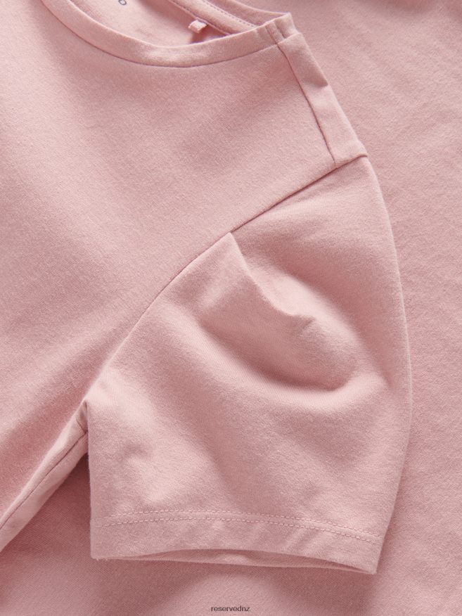 Reserved Girls Cotton T-Shirt P6H08T1723 Apparel Dusty Rose