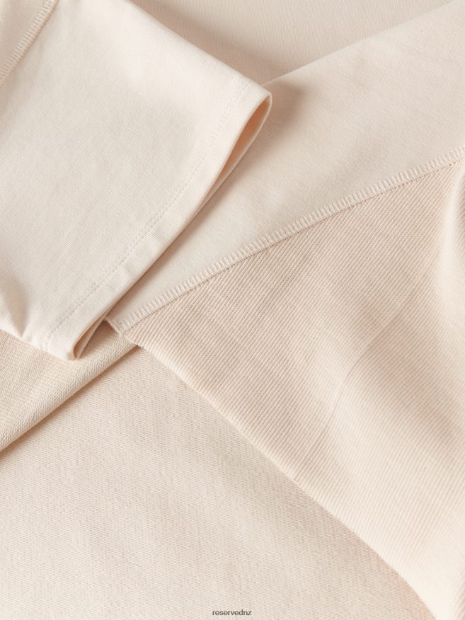 Reserved Girls Cotton T-Shirt P6H08T1797 Apparel Nude