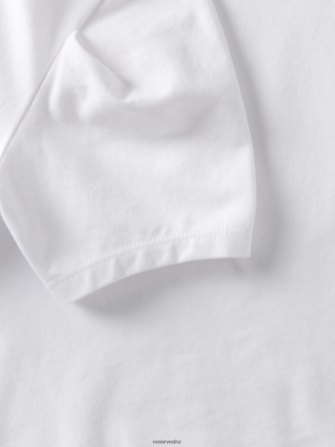 Reserved Girls Cotton T-Shirt P6H08T1934 Apparel White