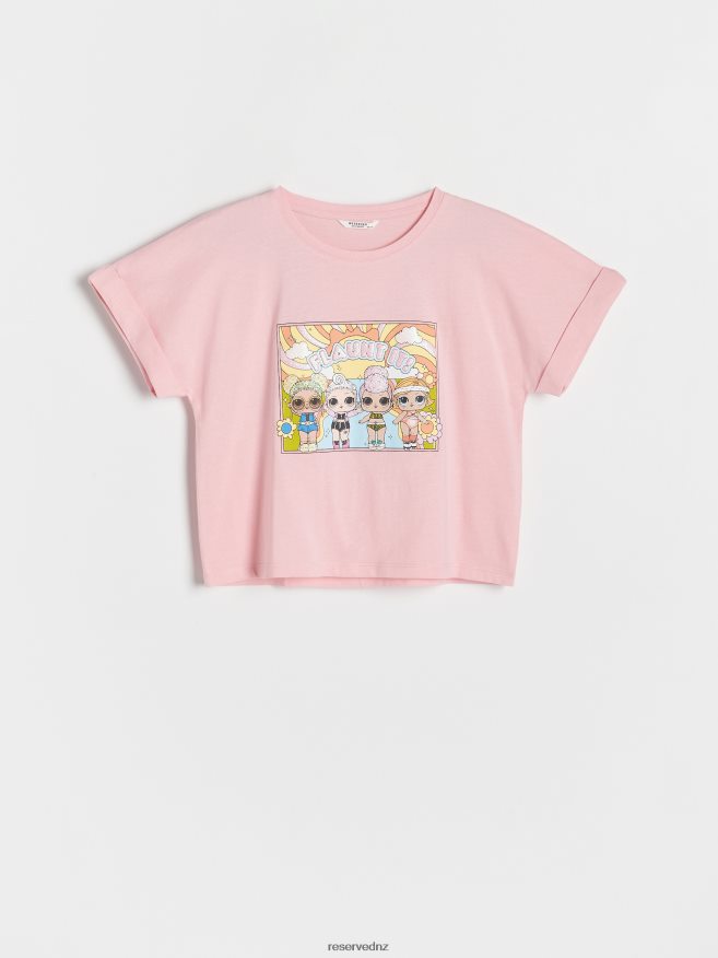 Reserved Girls L.O.L. Surprise Cotton T-Shirt P6H08T1807 Apparel Pink