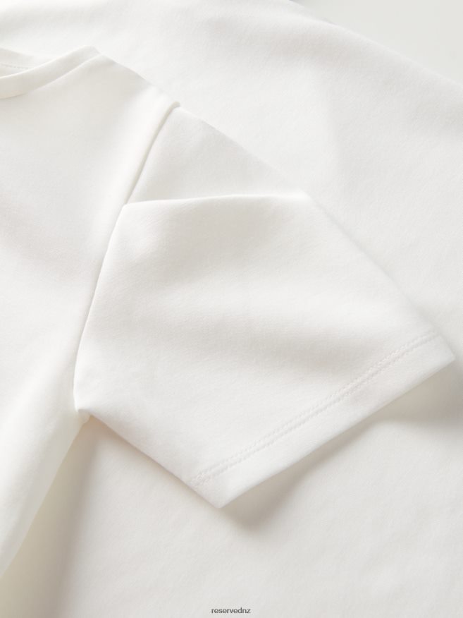 Reserved Girls Modal Blend T-Shirt P6H08T1892 Apparel Cream