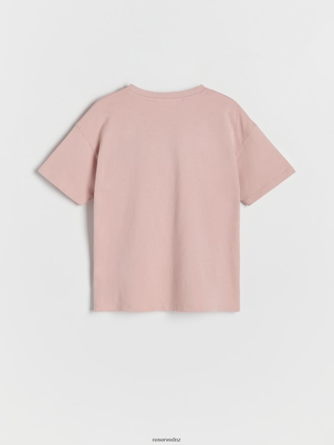 Reserved Girls Pusheen T-Shirt P6H08T1791 Apparel Dusty Rose