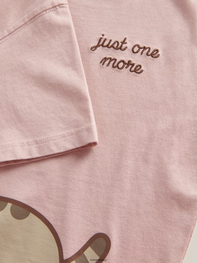 Reserved Girls Pusheen T-Shirt P6H08T1791 Apparel Dusty Rose