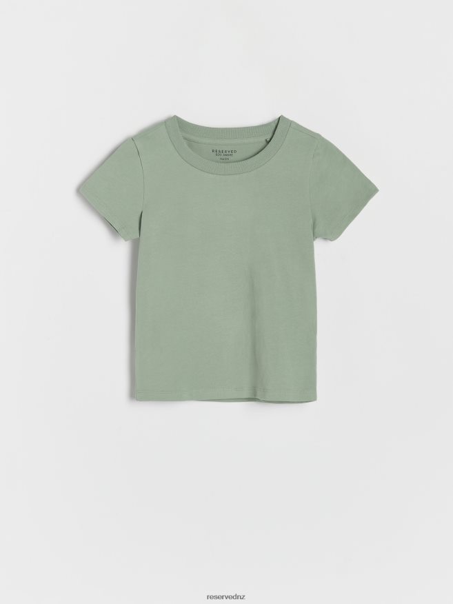 Reserved Girls Soft Jersey Top P6H08T1815 Apparel Green