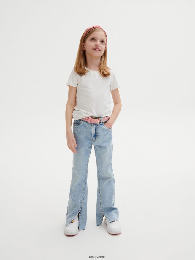 Reserved Girls Soft Jersey Top P6H08T1940 Apparel Cream