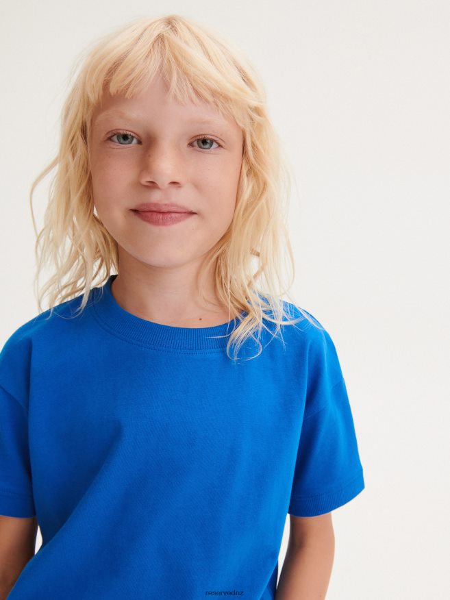 Reserved Girls T-Shirt With Patch P6H08T1798 Apparel Blue