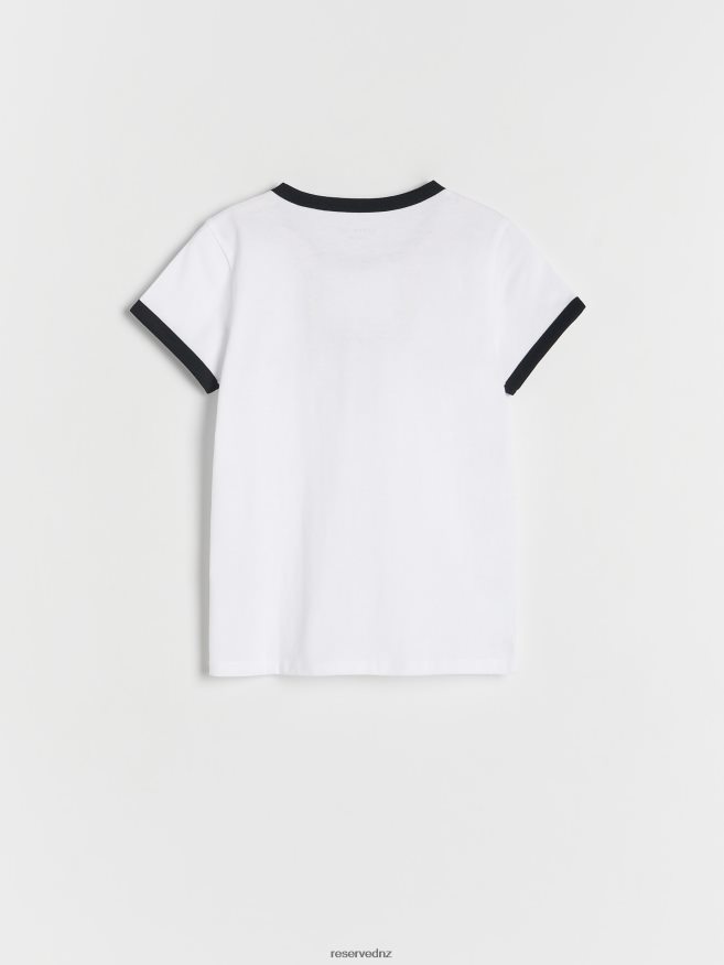 Reserved Girls T-Shirt With Print P6H08T1830 Apparel White