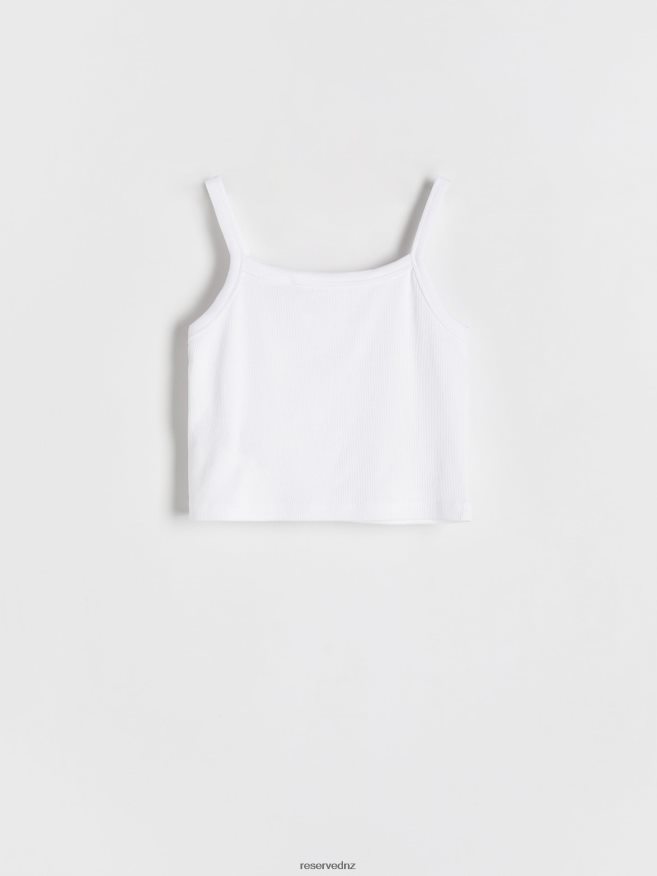 Reserved Girls Cami Top P6H08T1966 Apparel White
