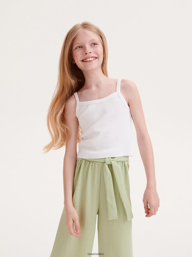 Reserved Girls Cami Top P6H08T1966 Apparel White