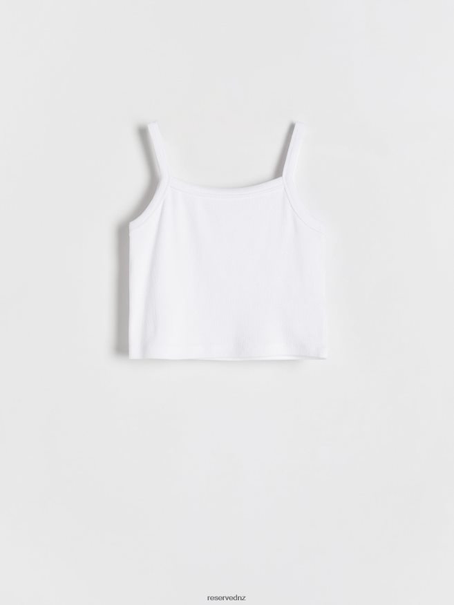 Reserved Girls Cami Top P6H08T1966 Apparel White