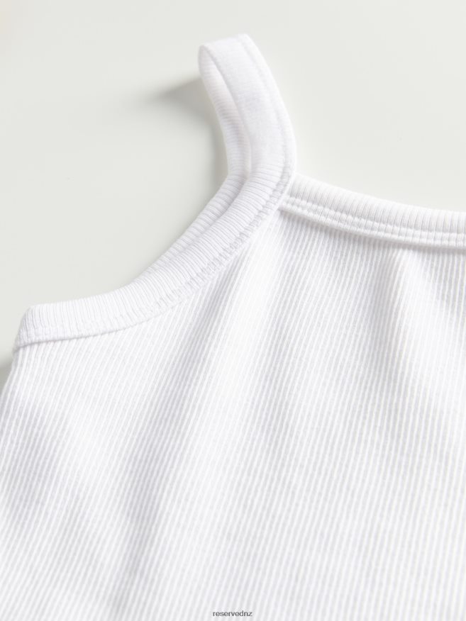 Reserved Girls Cami Top P6H08T1966 Apparel White
