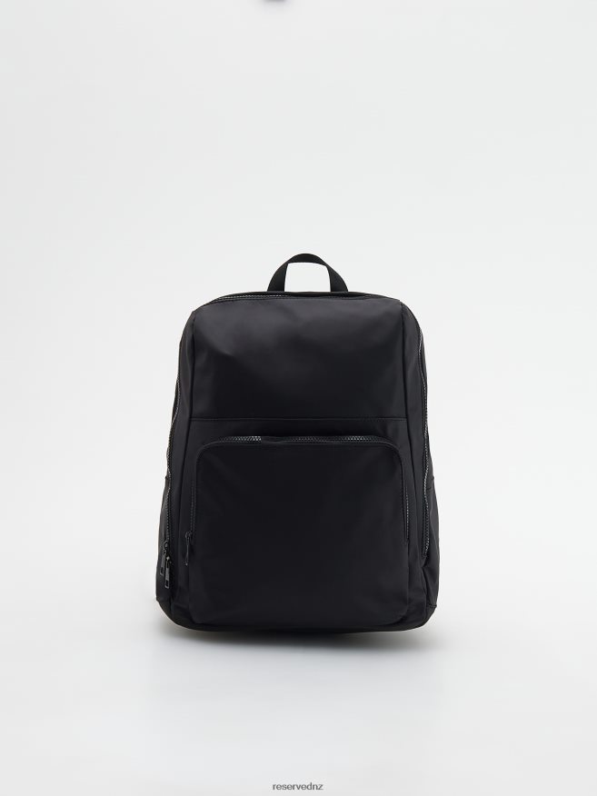 Reserved Men Large Capacity Backpack With Pockets P6H08T1686 Accessory Black