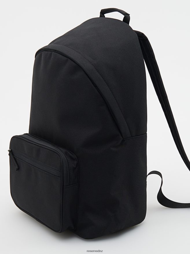 Reserved Men Plain Backpack With Handle P6H08T1681 Accessory Black