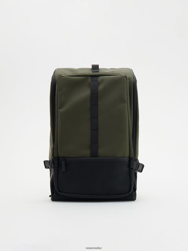 Reserved Men Waterproof Backpack P6H08T1682 Accessory Brownish Green