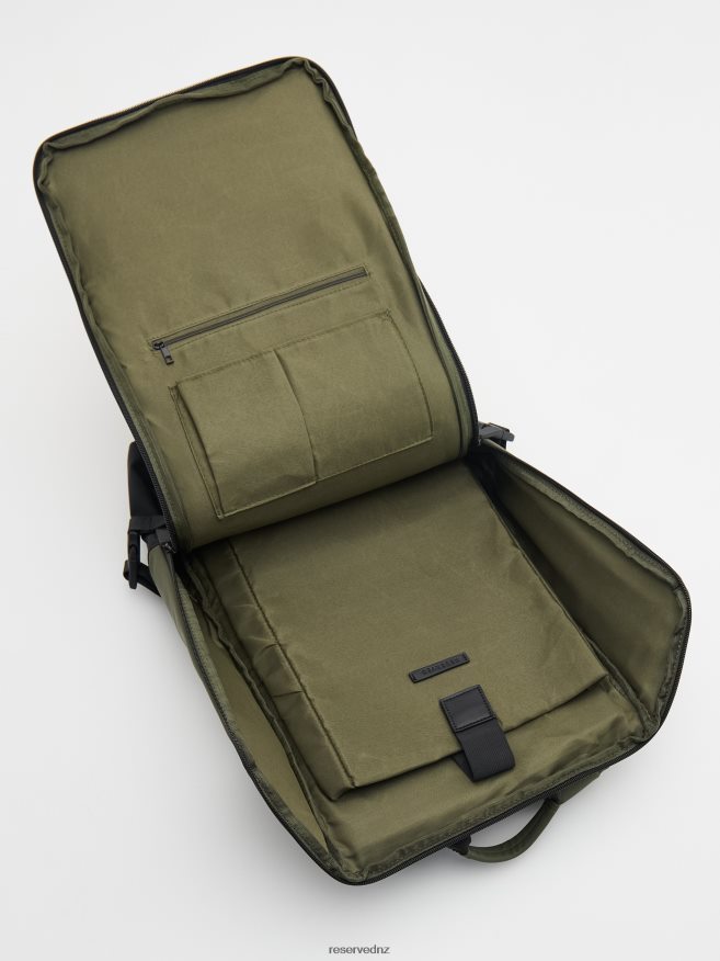 Reserved Men Waterproof Backpack P6H08T1682 Accessory Brownish Green