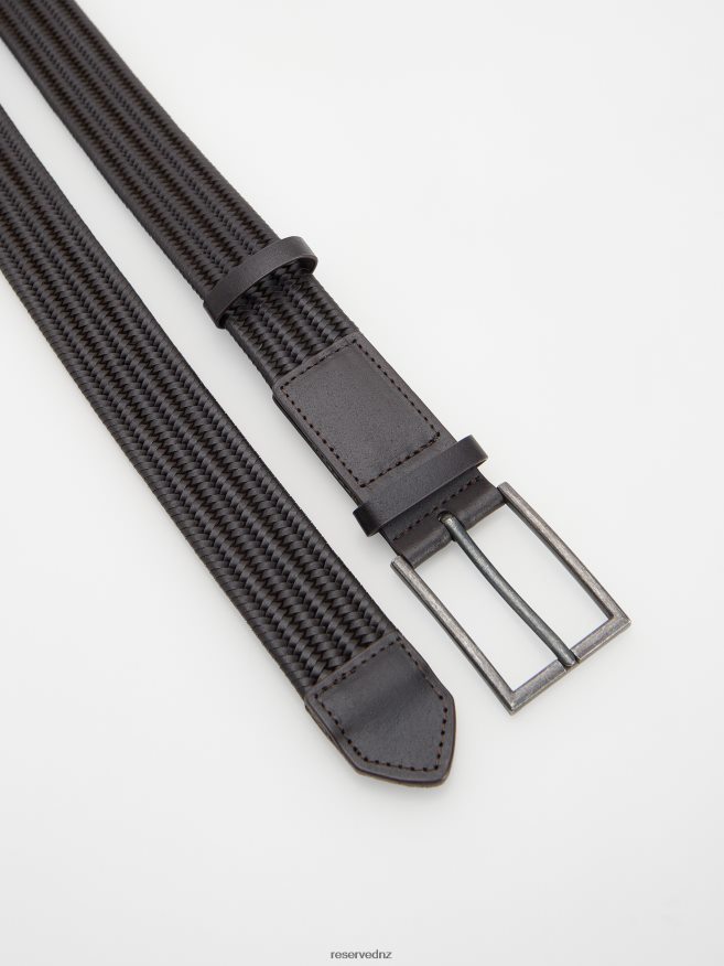 Reserved Men Belt P6H08T1697 Accessory Dark Brown